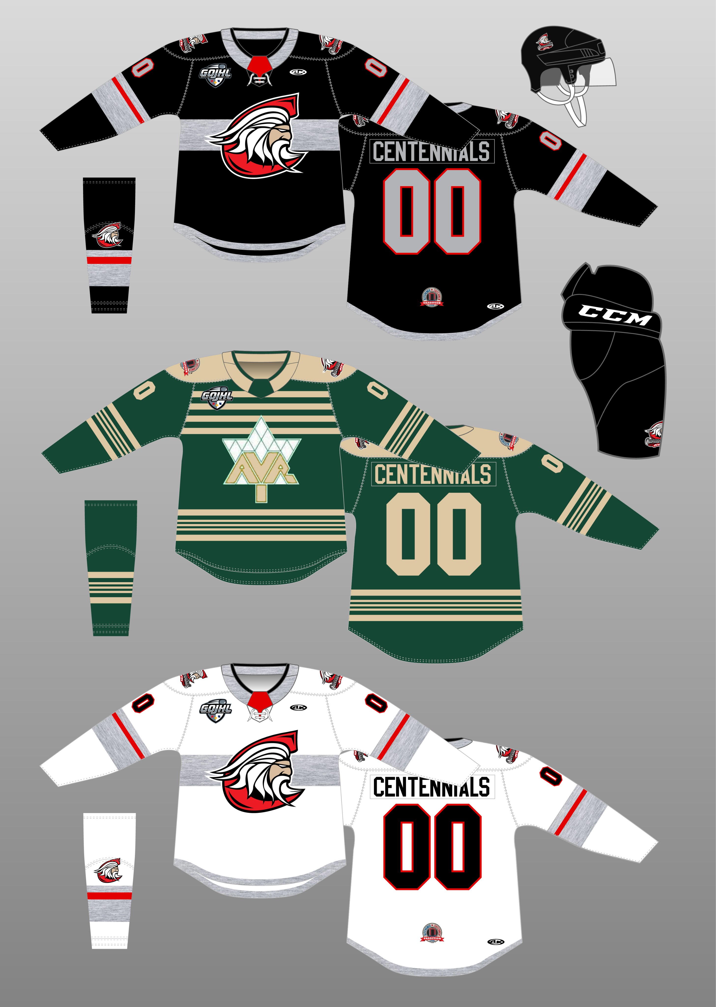 Underdog Creative on Twitter: In a series that no one requested, I give  you every uniform worn during the 2021-22 #GOJHL season. Jerseys had to be  worn in at least 2 regular