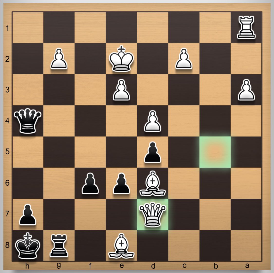 This was the most insane position I’ve ever been in ♟ black to win how do you win?