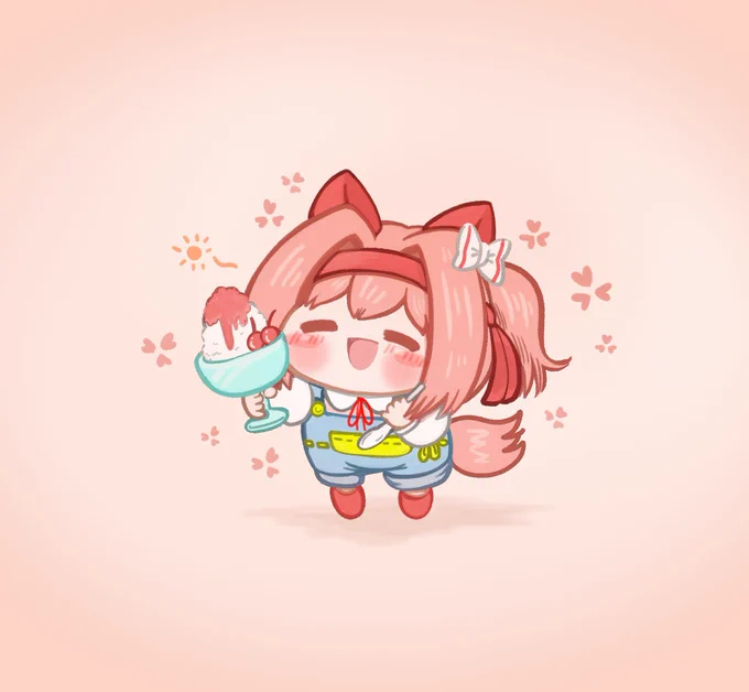 夏だしかき氷おたべ🍧(再掲) 