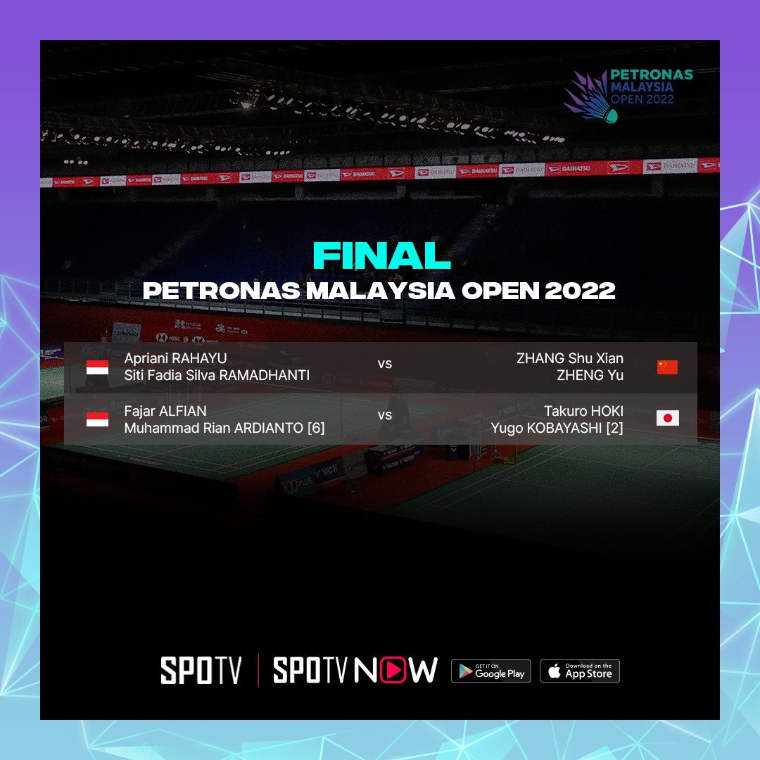 SPOTV Indonesia on Twitter "BWF 🇲🇾Malaysia Open mencapai laga