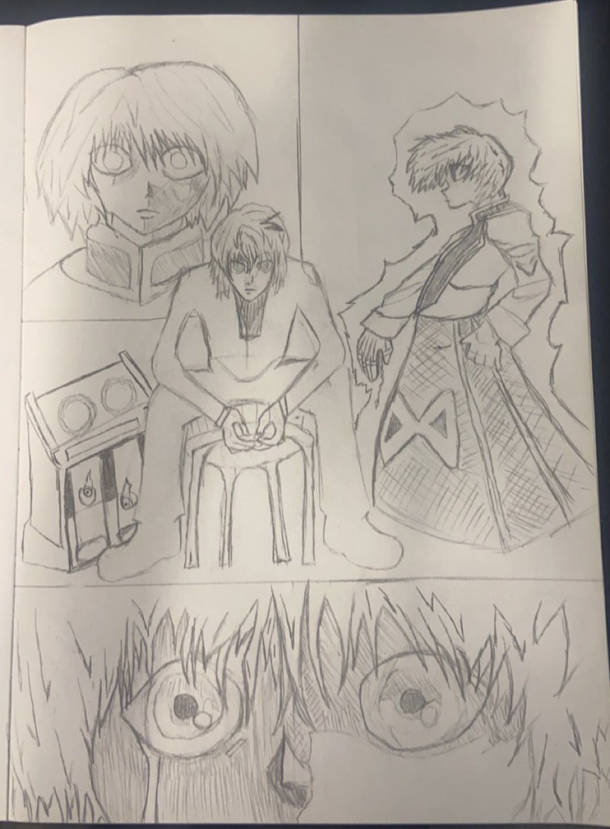 ImJusto_'s tweet photo. Cant wait to add color to this one 😭Since Kurapika is the MC of the new season why not 🔥 #HunterXHunter #HUNTERHUNTER https://t.co/iQgXJxc8hG