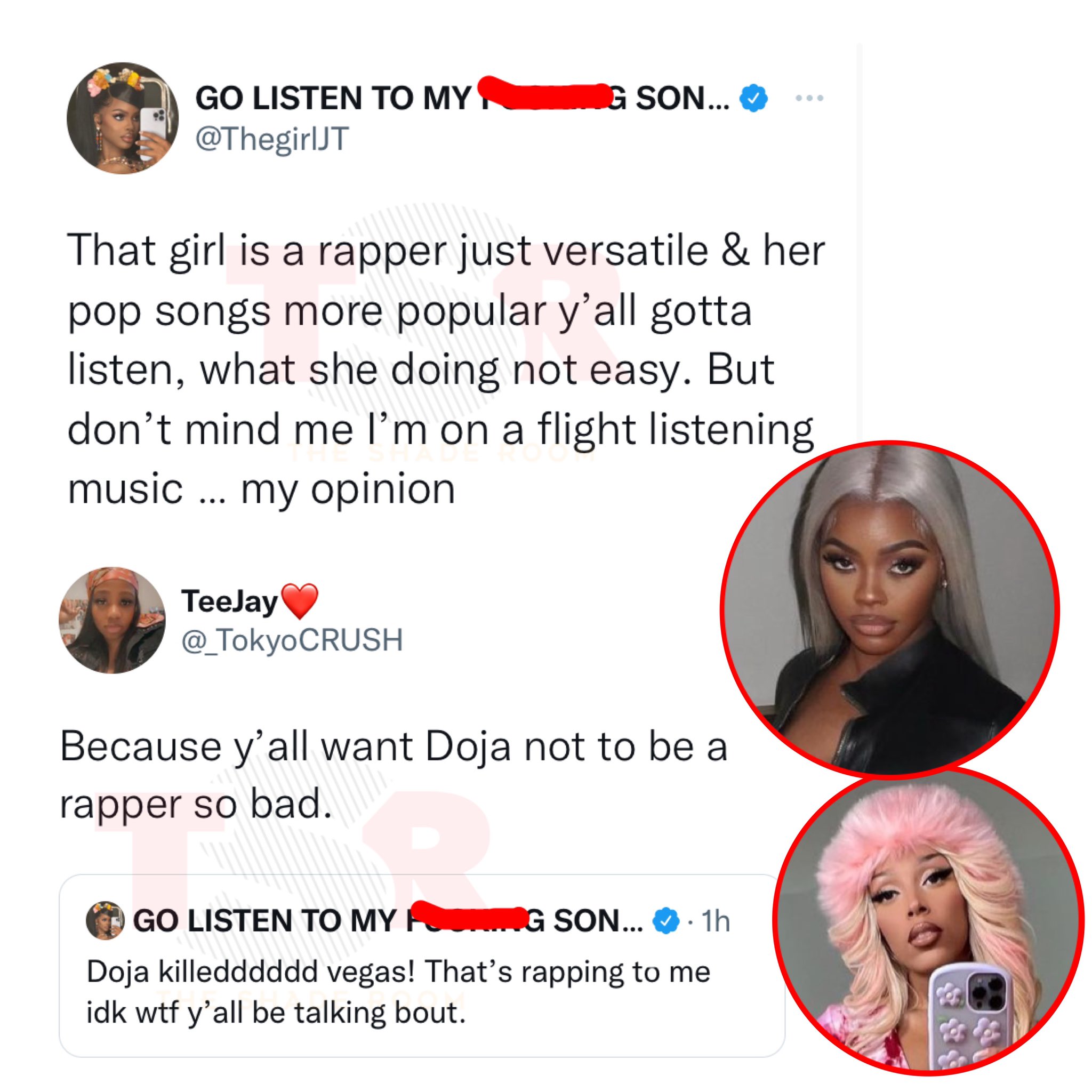 TheShadeRoom on Twitter: "JT giving Doja Cat her rapper flowers 💐 https