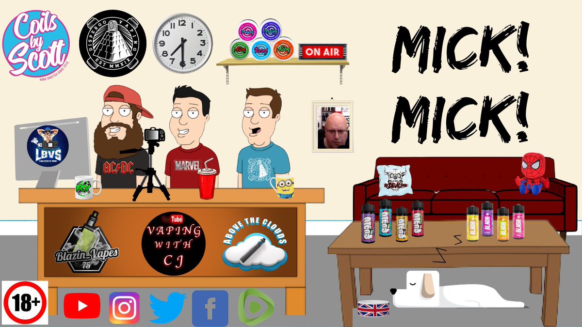 The Laid Back Vape Show is back tomorrow evening from 730pm GMT on YouTube and Facebook our special guest is @late_vape  Mick. We also have our offering as well courtesy of <a href="/coilsbyscott/">Coils by Scott</a> and Dispergo vaping #coilsbyscott #dispergo