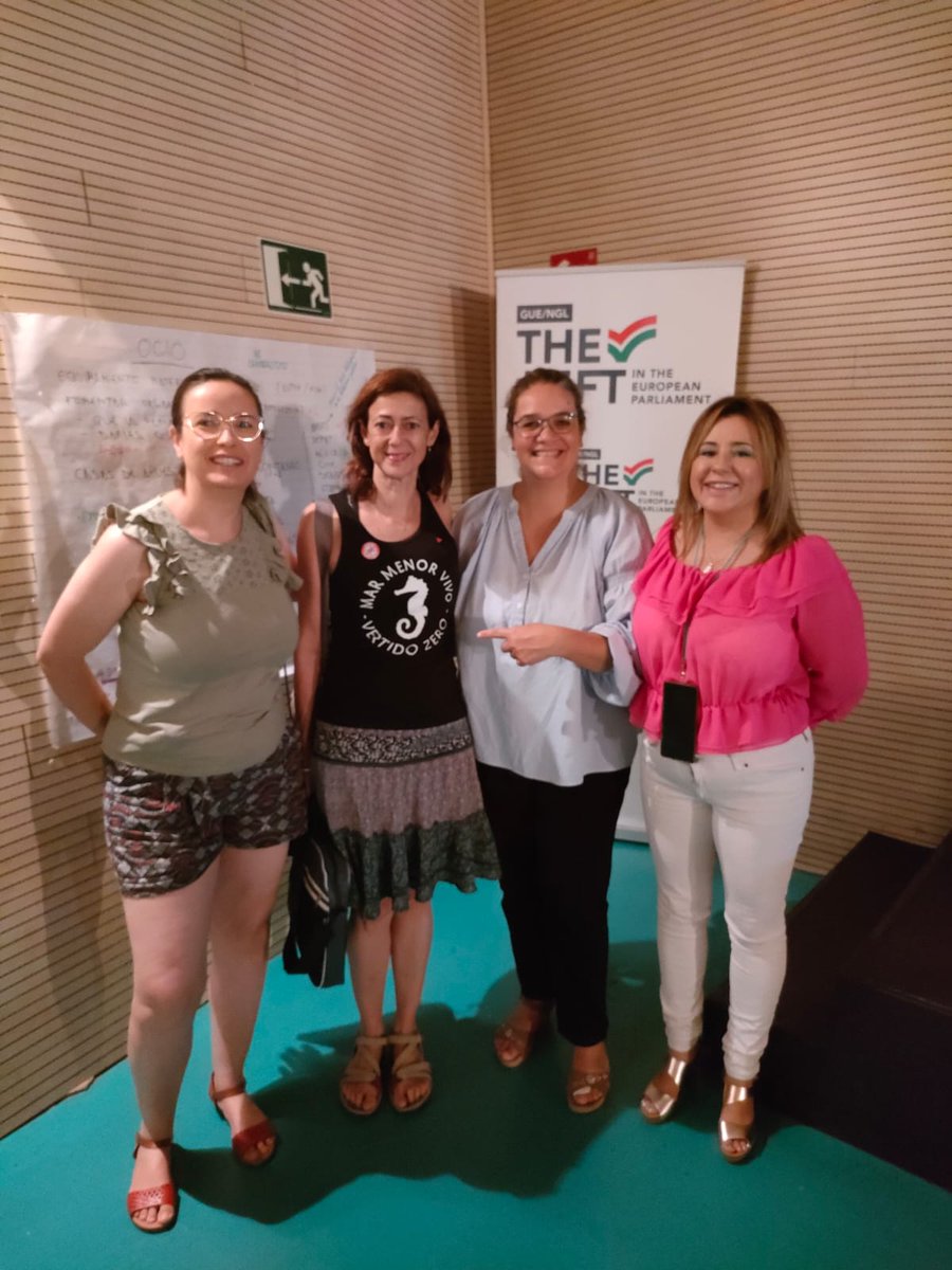 Con las compañeras de @IUV_Murcia y de @IUGranada
En defensa del #MarMenor
#Vertidoszero
#SummerLEFT 
#AsambleaDeActivistas @IzquierdaUnida 
#Alcorcón