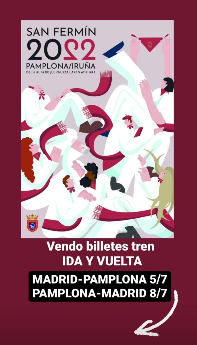 _maridu99's tweet photo. ¡Si alguien está interesado que me hable! 
Compartid, por favor 😊
#SanFermin2022 #Sanfermines #SanFermin https://t.co/NRohYYm78M