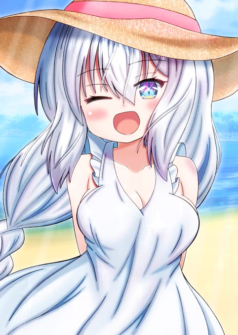 麦わらワンピのあかりちゃんと海辺お散歩デートがしたい人生だった……
#VOICEROID #紲星あかり 
