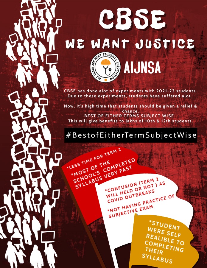 UrHimanshuBorah's tweet image. Last 2 years everyone have suffered a lot specially in educational sector. They deserve a relief. 

My push is ongoing for students, trying to convience authorities for a interaction session with students
#JusticeForCBSEstudents2022 
#BestofEitherTermSubjectWise