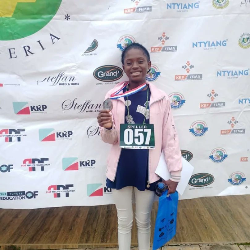 kingdomkidsng's tweet photo. Today, we celebrate our own stargirl, Salome. 
Salome contested in the Spelling Bee, Nigeria competition at the Plateau State level, held at Sarau Events Centre on the 21st of June, 2022 and she came THIRD at the PRIMARY LEVEL.

/ https://t.co/bx5swSOCy9