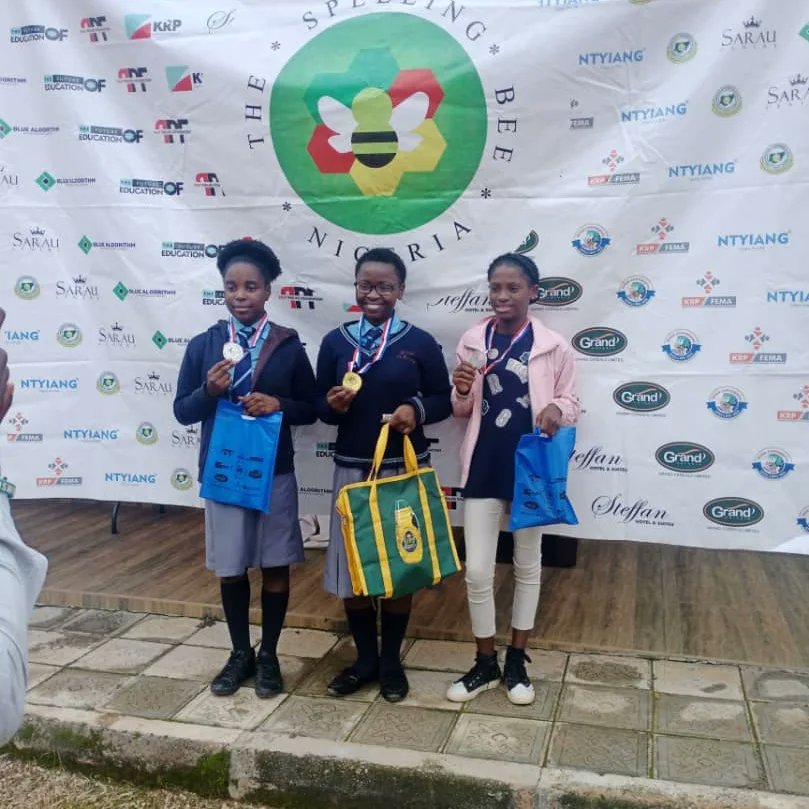 kingdomkidsng's tweet photo. Today, we celebrate our own stargirl, Salome. 
Salome contested in the Spelling Bee, Nigeria competition at the Plateau State level, held at Sarau Events Centre on the 21st of June, 2022 and she came THIRD at the PRIMARY LEVEL.

/ https://t.co/bx5swSOCy9