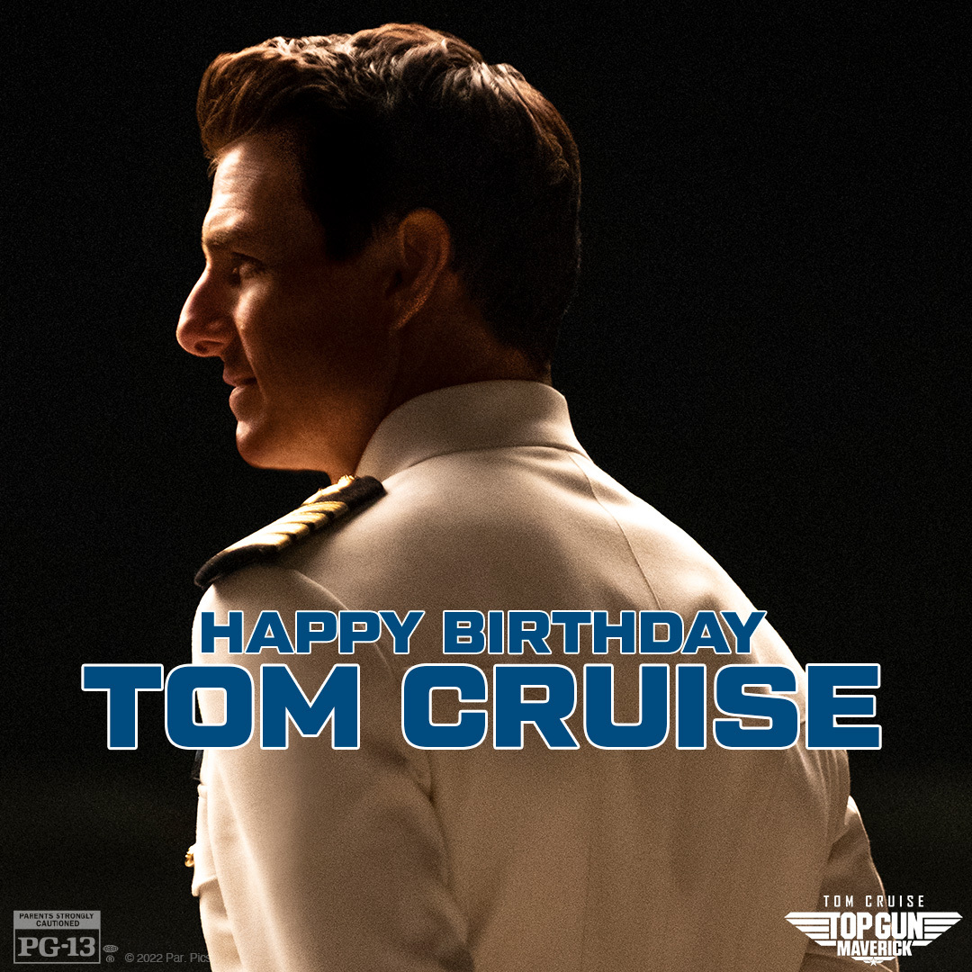 ParamountUK's tweet photo. Join us in wishing @TomCruise a very Happy Birthday! https://t.co/U6Bye39INQ