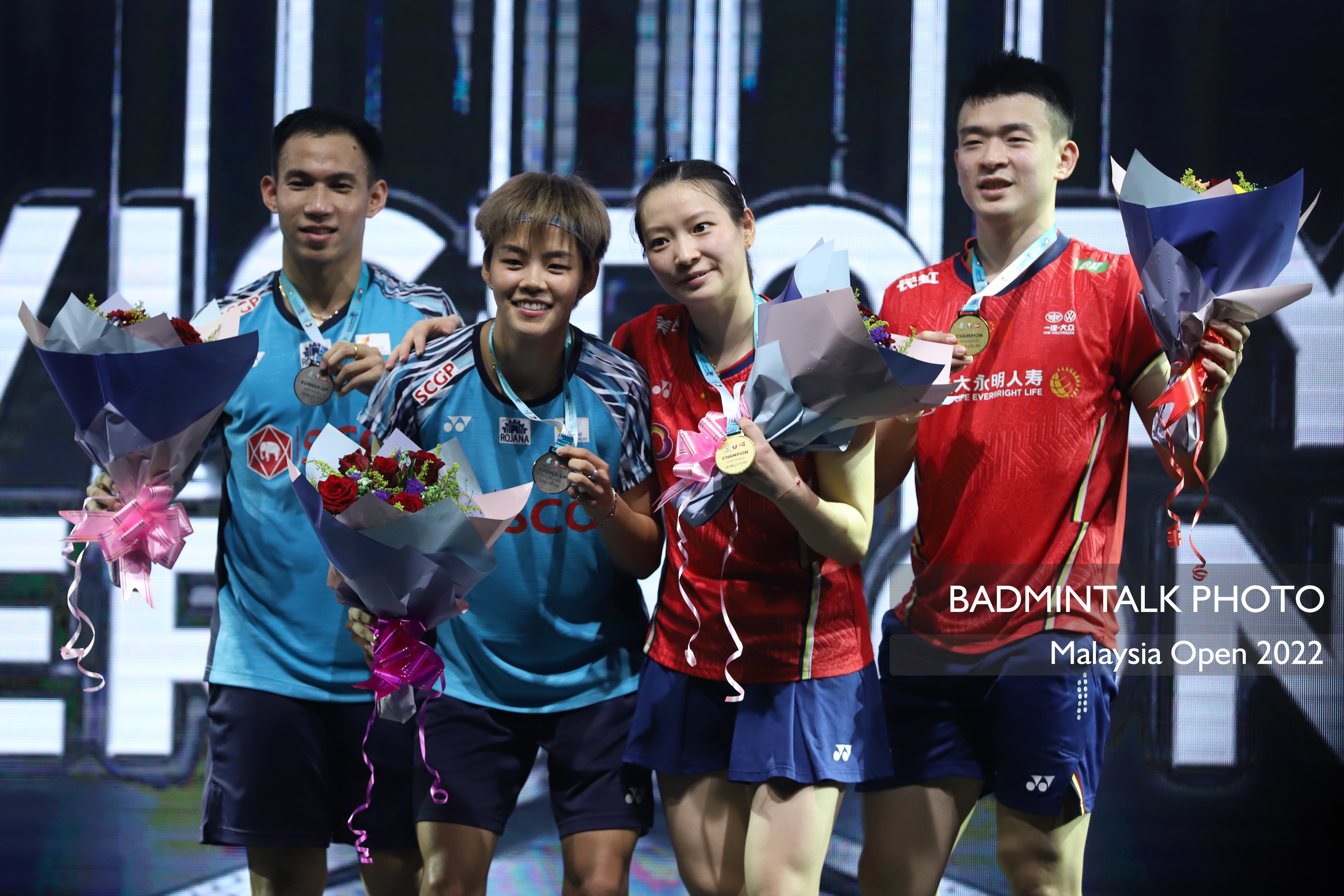 Badminton Talk on Twitter "XD Podium MalaysiaOpen2022