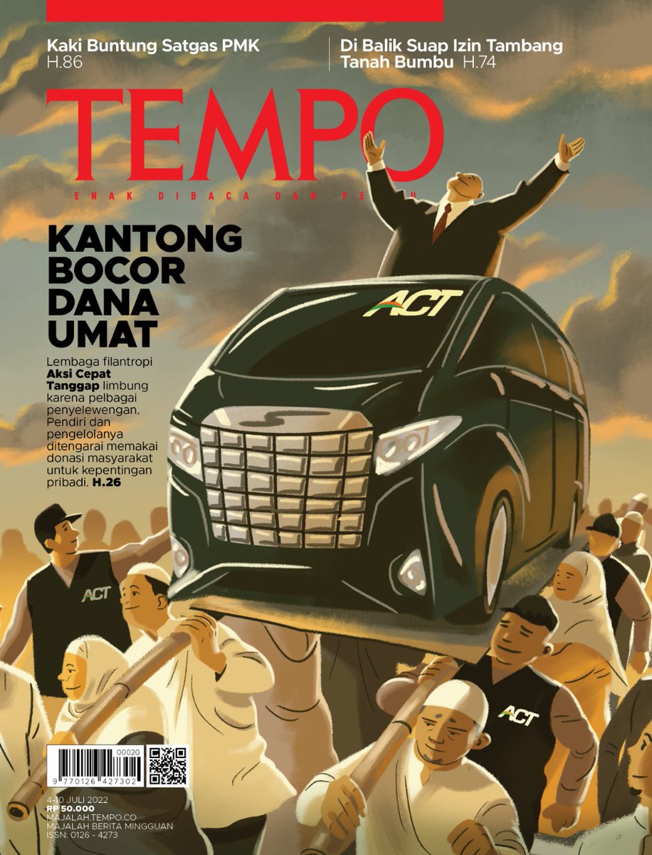 Majalah TEMPO
Edisi 4 -10 Juli 2022.

LAPORAN UTAMA
Aksi Cepat Tilap

Baca artikel menarik lain di majalah.tempo.co.

Dukung independensi Tempo dengan menjadi pelanggan melalui langganan.tempo.co.
atau hubungi:
08771146002
08121283676