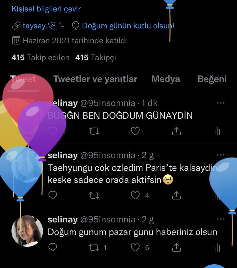 Bakin balonlar uçuşuyor 🥺🥺🥺