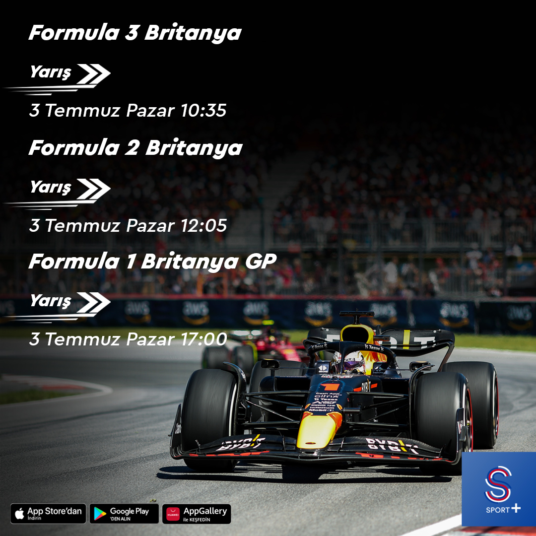 Formula 3, Formula 2 ve Formula 1 Britanya GP'de yarış vakti! Silverstone'da kazanan kim olacak? İşte günün programı! 🏁