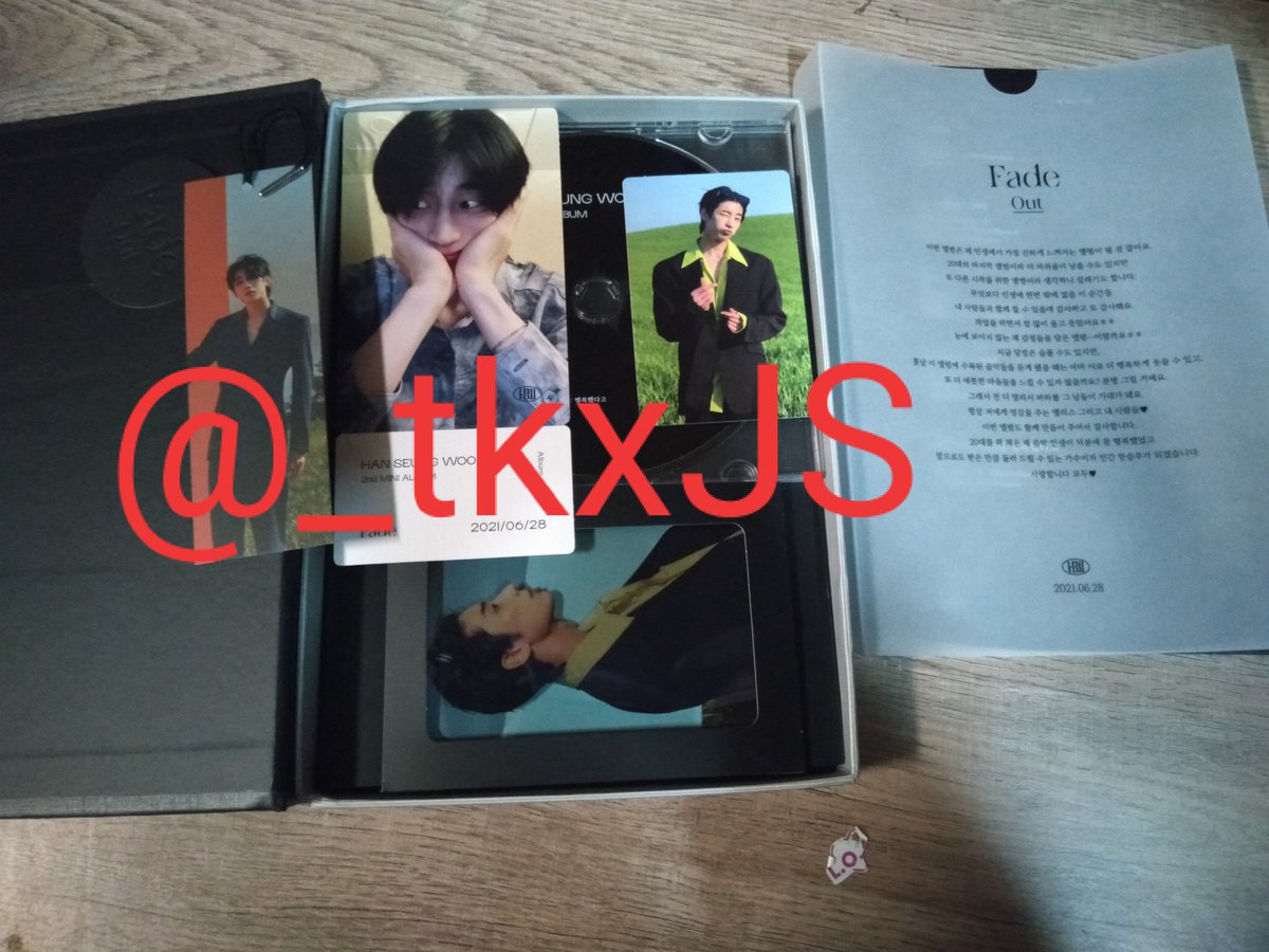 _tkxJS's tweet image. บั้มแกะ 200 บาท 
เหมา 3 บั้ม 500 
ค่าส่ง 50 บาท
สนใจทักมาสอบถามได้ครับ
มีของแถมจากคาเฟ่และคอนแถมไปให้นะครับ
#VICTON 
#Hanseungwoo #x1 
#SEJUN #CHAN #byungchan 
#hanse #SUBIN #seungsik