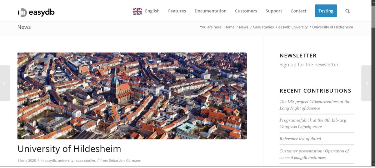 fdmincoop's tweet image. This was something like &quot;putting Hildesheim on the map&quot; with #easydb ... Thank you, @programmfabrik! ;-) #ubhildesheim