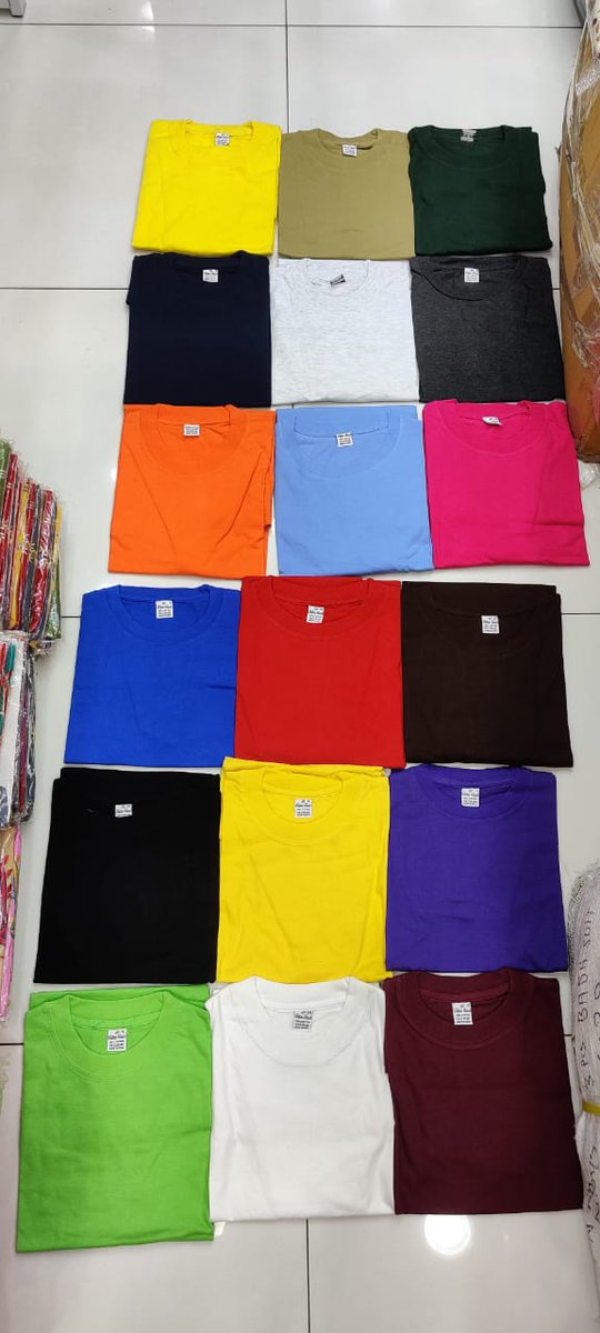 king_saraz's tweet photo. @drjaytee87 Round Neck Plain T-shirts
All colours and sizes available
$3
Call/app 0716079889
J Way Mall Opposite OK Julius Nyerere https://t.co/AVAqlXzkB9