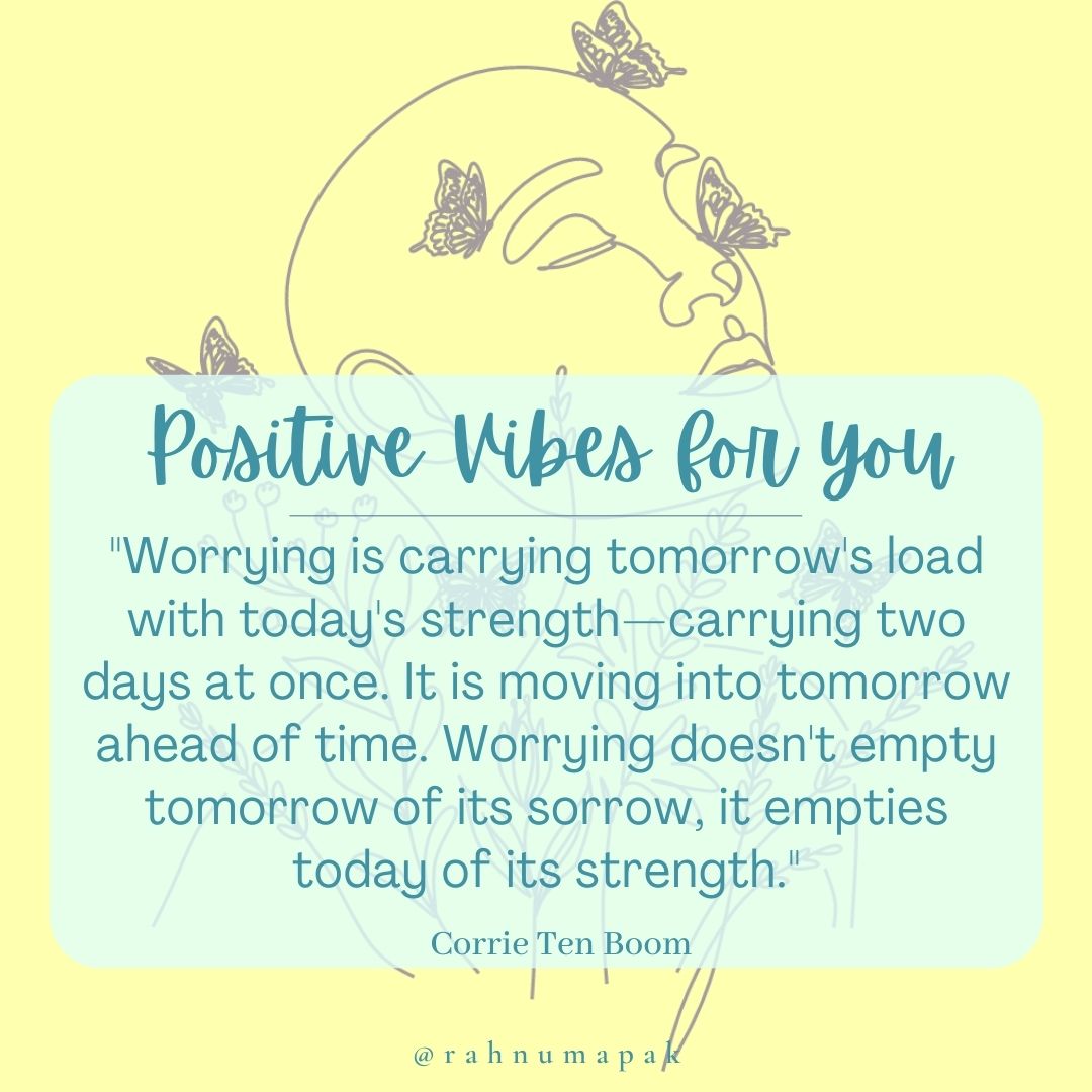 rahnumapak's tweet photo. Do you realise how unnecessary worry is most of the times. Share it with your friends.
Follow @rahnumapak for mental health awareness.
#wellnesswednesday #qoutesdaily #recovery #healing #rahnumapak #findyourpath #worryfree #healing #mentalhealthawareness #mentalhealthmatters https://t.co/xnpeKwzj35