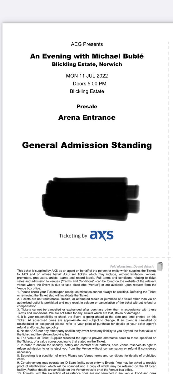JamesDrake1987's tweet image. Selling two #MichaelBuble tickets at Blickling Hall if anyone fancies it or knows of anyone that may fancy it 

Let me know 👍🏽 🎤
