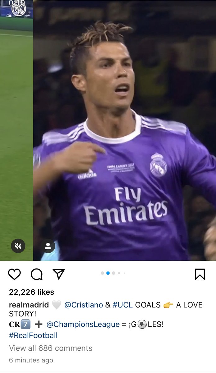 TimelineCR7's tweet photo. Real Madrid on IG. 🤍 https://t.co/0TTQK8kmTQ