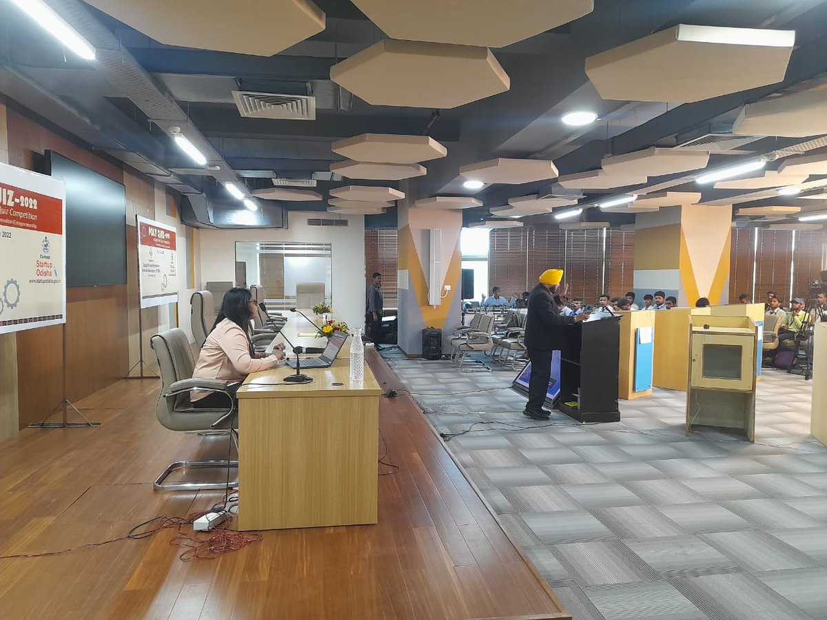 startup_odisha's tweet photo. Day-2 of POLYQUIZ 2022!unveils at O-Hub. This State-level quiz competition aims to help individuals develop nimble thinking so they can identify problems and know more about engineering, innovation & entrepreneurship.
#startupodisha #opesa https://t.co/d6EPakLuoO