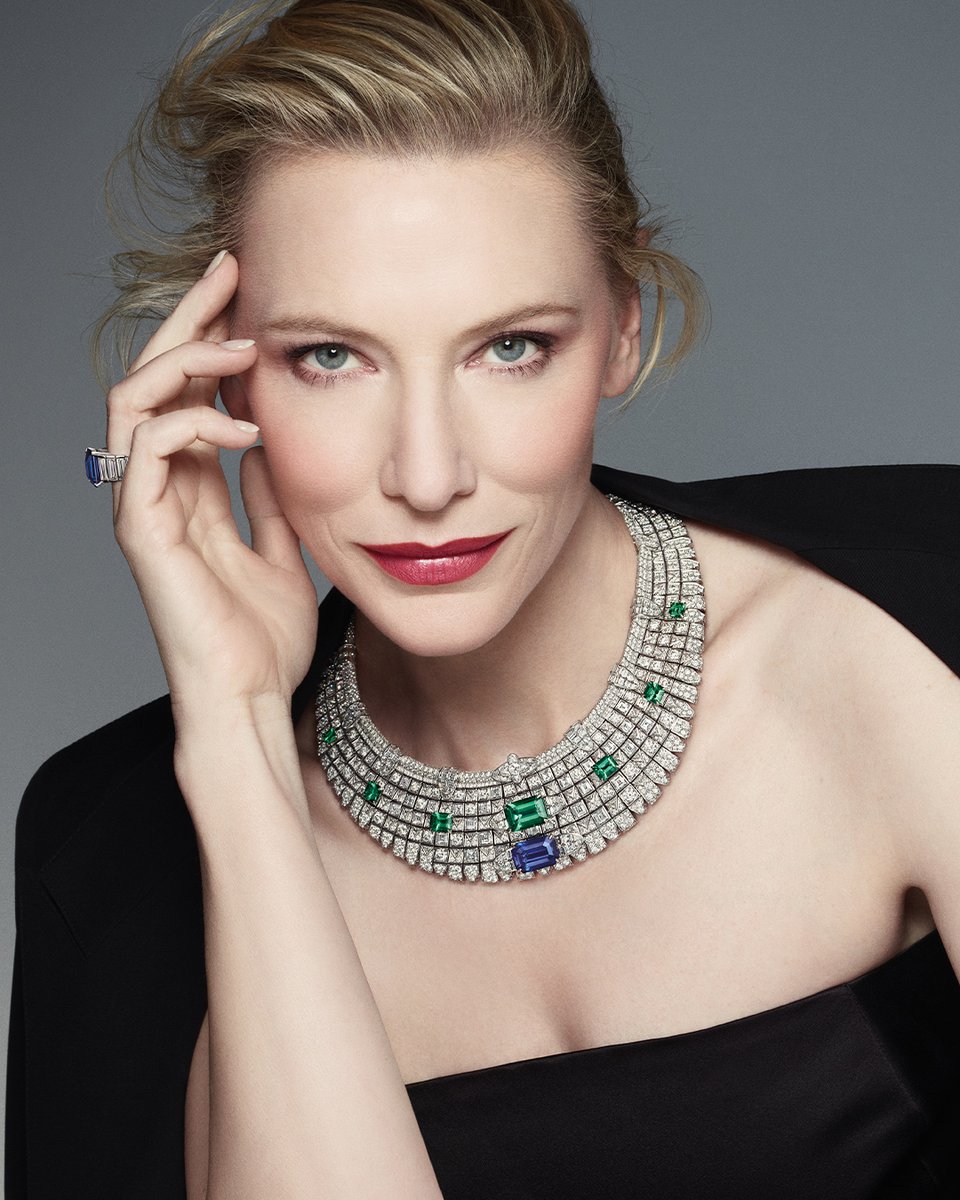 #CateBlanchett for #LouisVuitton High Jewelry. The acclaimed actress and Louis Vuitton Ambassador embodies #FrancescaAmfitheatrof‘s new Spirit Collection’s multidimensional vision of beauty and strength. 
#LVHighJewelry