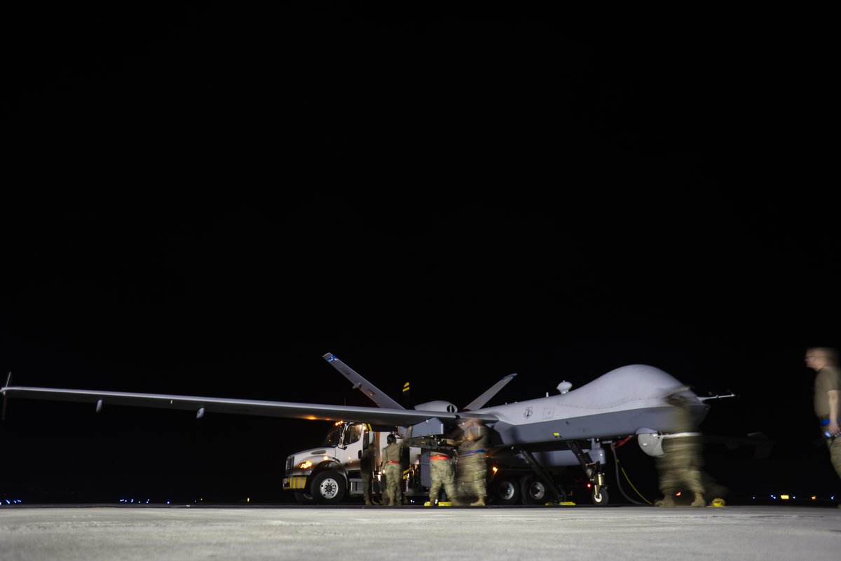 A #RIMPAC first 👏 

A <a href="/USAirForce/">U.S. Air Force</a> MQ-9 landed at <a href="/MCB_Hawaii/">MCBH</a> to participate in #RIMPAC2022. The MQ-9 will provide partner nations a wealth of intelligence and also participate in a ship sinking exercise. 💪✈️🚢

#USAF #AlliesAndPartners #CapableAdaptivePartners