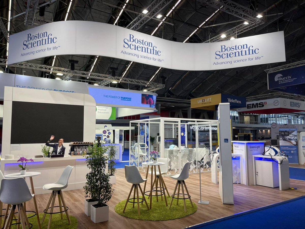 Exhibit hall is officially open! Stop by booth C36 and learn more about our solutions to help patients affected by urology and pelvic health disorders. #EAU22 #BSCEMEA