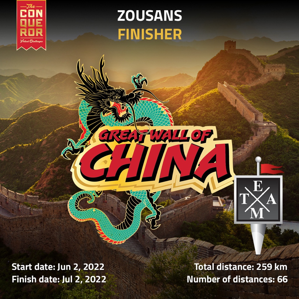 clashboomband's tweet image. medal achieved! my longest 1 yet. aimed to complete it within 70days but managed to get it done in exactly a mth. 💪🏻 looking forward to the🏅 #theconquerorchallenge