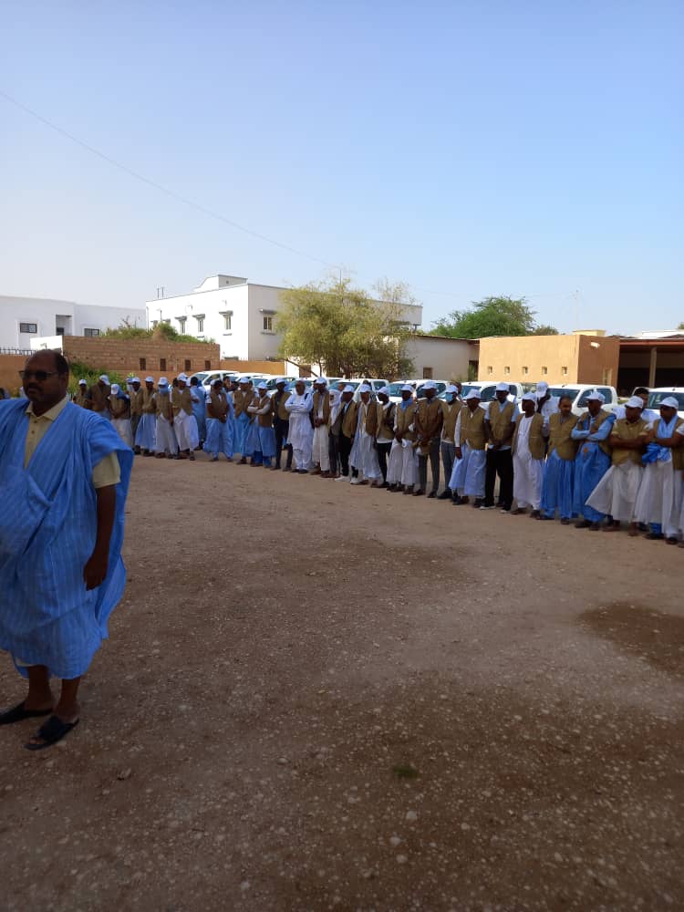 unfpamauritania's tweet image. Lancement de la cartographie censitaire à L&apos;ANSADE (Agences des statistiques). 
Le SG du Min des Affaires économiques, le Rep de @unfpamauritania et le DG de l&apos;ANSADE  donnent le coup d&apos;envoi du départ de 24 équipes pour toute la #Mauritanie pour 5 mois de travaux.
#RGPH5