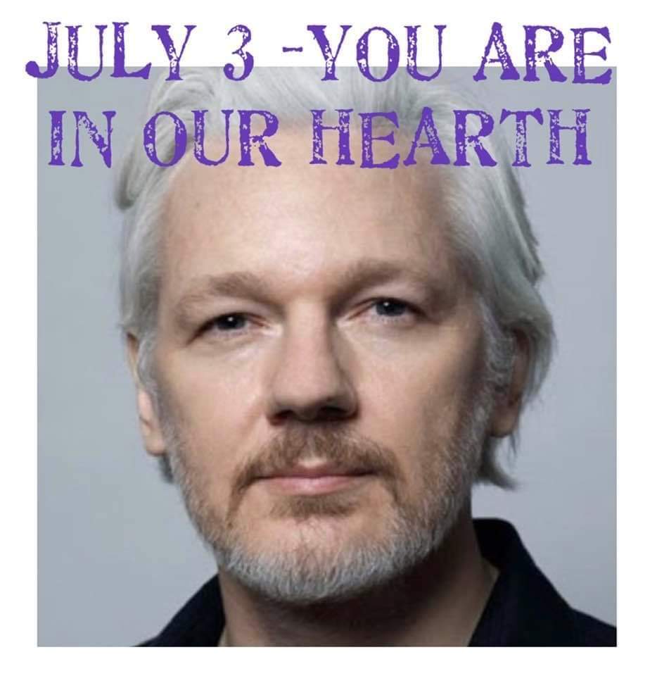 Happy birthday (51) Julian Assange. 