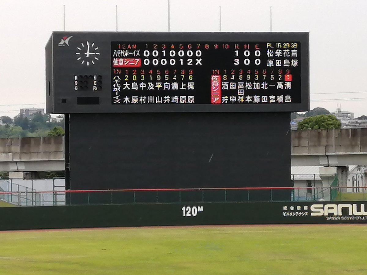 YN_BBC's tweet photo. 【第16回 ジャイアンツカップ千葉県代表決定戦】

<準決勝>
八千代ボーイズ　1-3　佐倉シニア
敗戦💦

シニア王者にあと一歩届かず、大会結果はベスト４となりました。
選手の皆さん、お疲れ様でした✨

決勝戦は、京葉ボーイズさんと佐倉シニアさんの千葉県を代表する強豪チームの一戦となります。 https://t.co/AKKsEWBEZR
