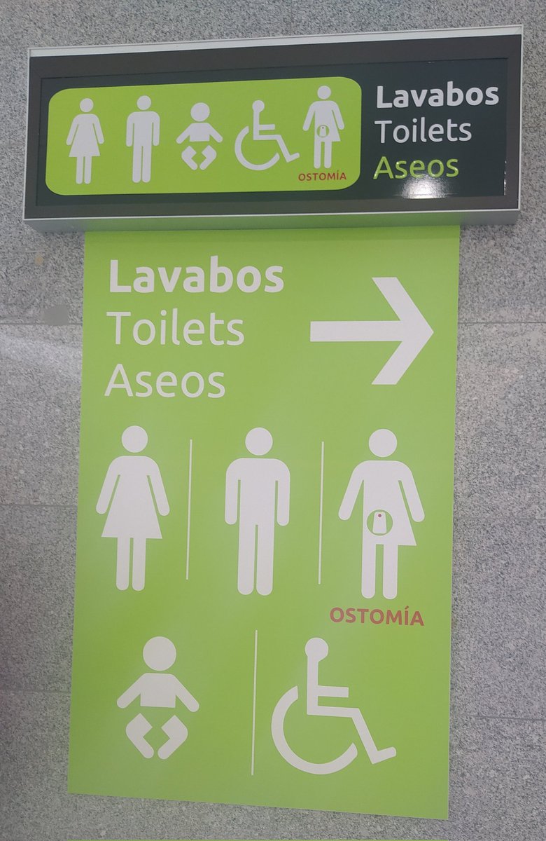 mujer_alterada's tweet photo. Anar a l @aeroportmenorca i trobar-te això...
Us felicito per fer visible als ostomizats. Bravo! https://t.co/khIZMZjY7s