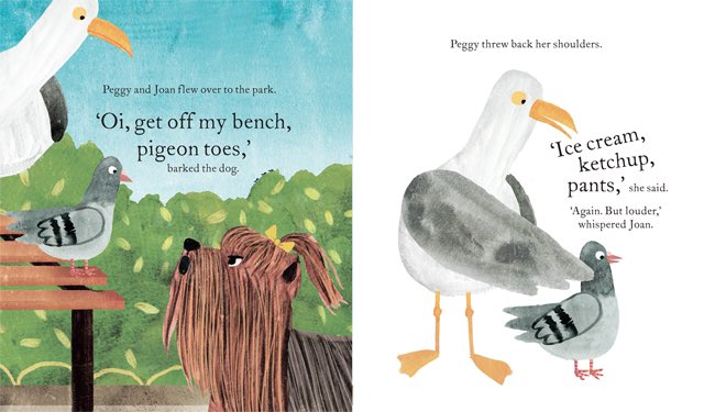 #PeggyTheAlwaysSorryPigeon by @WendyMeddour, illustrated by #CarmenSaldana is an empowering story about finding the strength to stand up for yourself with the help of a friend. 

#SundayBookClub #MindSuperheroes