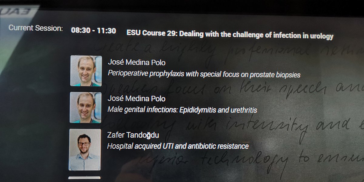JMedinaPolo's tweet photo. #EAU22 #ESIU urologist daily must deal with infections, UTI and surgery related infections. Everything revised at esu course https://t.co/HjoNbthenM https://t.co/HUivZq9GRF