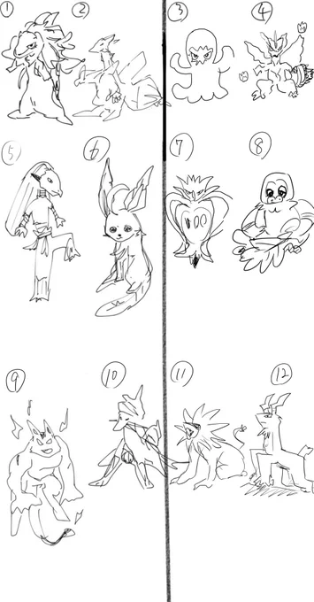 久々の絵描き友達とポケモン描き合い!!
皆さん当ててみてください😏 