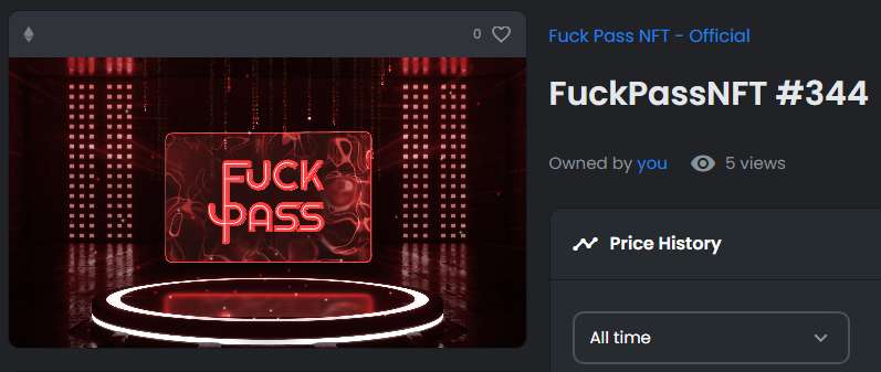 TAGERBONFT's tweet photo. @FuckPassNFT acquired! #FuckPassNFT https://t.co/KhmIV4KDN0