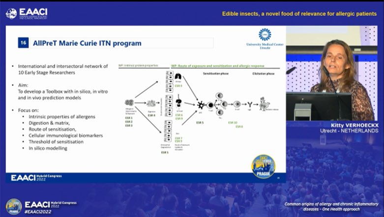 Impressive research project coming by Verhoeckx & Knulst @UniUtrecht aiming to understand allergy to new foods such as edible insects (10 PhD students! 🌟) @efknol #eaaci2022