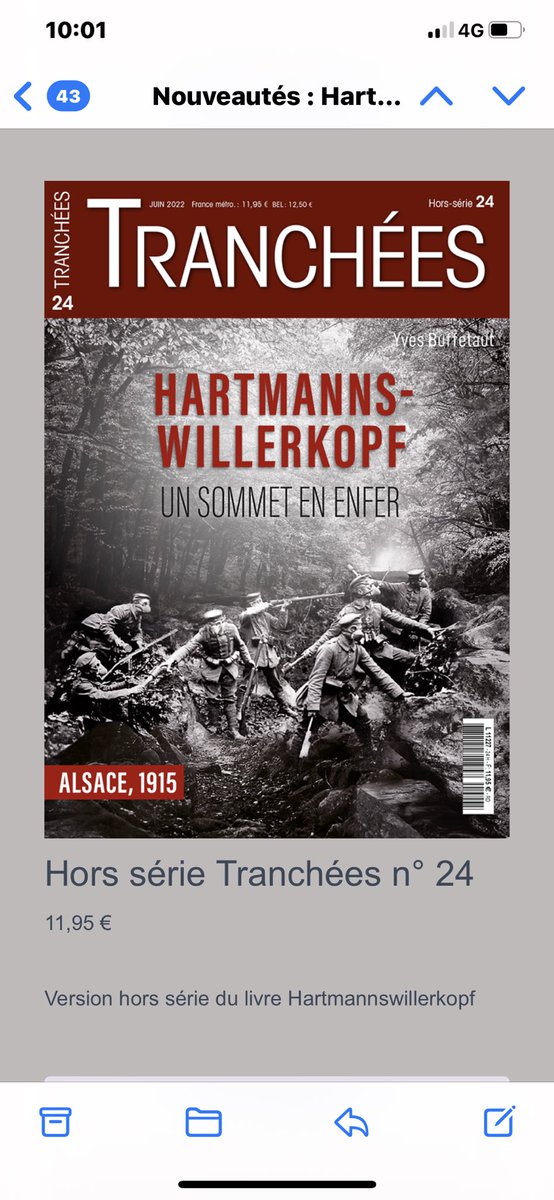 MG_1962_73's tweet photo. Nouvelles parutions des éditions YSEC. @YsecEditions. L’HARTMANNS - WILLERKOPF. Disponible En version livre et/ou en version Hors-série de la revue TRANCHÉES. https://t.co/aXviyAkeVz