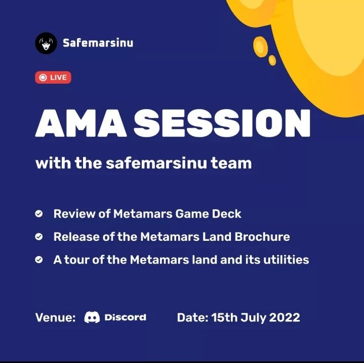 #Safemarsinu
#Defi
#Crytocurrency
#NFT
#Gamefi
#Metamars