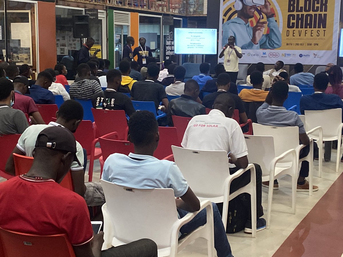 brian4Defi's tweet photo. Time to build!! financial systems that create the conditions for prosperity -for everyone Great moments at the Blockchain devFest Kla 😊@CeloOrg https://t.co/WajwZT14Mw