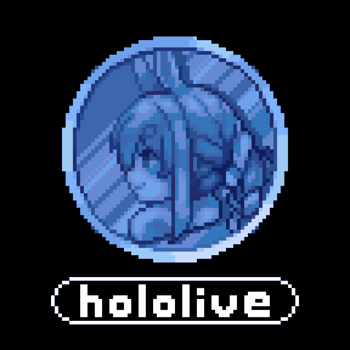 ぺこらコイン！ #ぺこらーと #兎田ぺこら #ドット絵 #pixelart #ホロライブ #スーパーマリオコレクション風