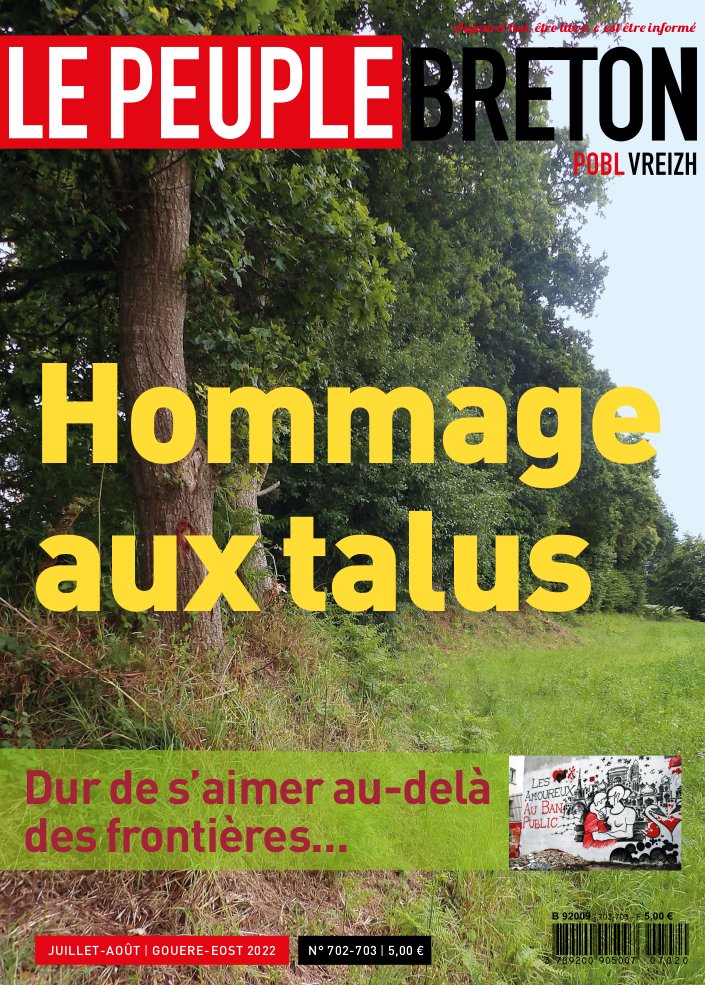Peuplebreton's tweet image. 52 pages pour le numéro d'été du Peuple breton sur les talus. L'invité: Louis Capart. Retrouverez un dossier sur les difficultés administratives des couples binationaux, #histoire, #bzhg, #legislatives...

Le commander: pressespopulaires.bzh/produit/hommag…
S'abonner: pressespopulaires.bzh/produit/sabonn…
