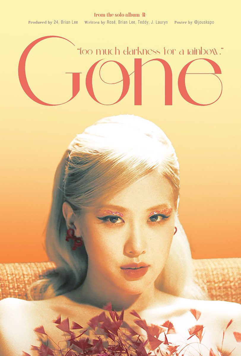 Congrats solo artist Rosé 

GONE 200M ON YOUTUBE
#ROSÉ_GONE200M #로제
