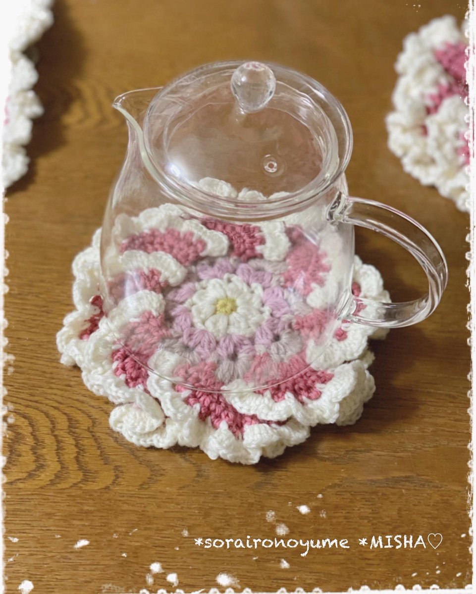 sorayume_MISHA's tweet photo. 【 *soraironoyume* Vlog short5】ふりふりいっぱい♡お花のポットマット#crochet #編み物 #sorayume... https://t.co/t8E3RP1wkj @YouTubeより
おやすみなさい前の更新でーす♡また明日からお仕事だわ(*˘︶˘*).。.:*♡ https://t.co/59rf93PKAi