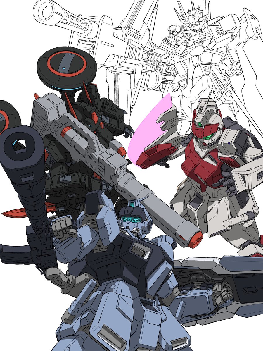 mecha weapon robot holding weapon no humans holding gun  illustration images