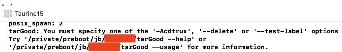 tihmstar's tweet photo. Finally *actually* arbitrary entitlements on iOS15 using @zhuowei’s CT bypass. 
Thank you very much @xina520 for helping! https://t.co/SirmXIYlbA