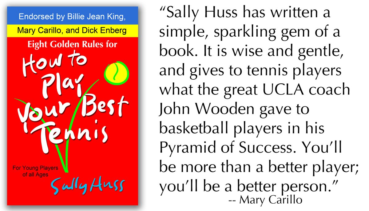 Great book! Sports psychology at its best
amzn.to/1Gtiku3

#tennis #Wimbledon #USTA #USPTA #tennisclubs #tennisplayers #juniortennis #USOpen #sportspsychology #tennistips #tennisstrategy #competition #sports #tennisresorts #ladiesleaguetennis #BillieJeanKing
#RogerFederer