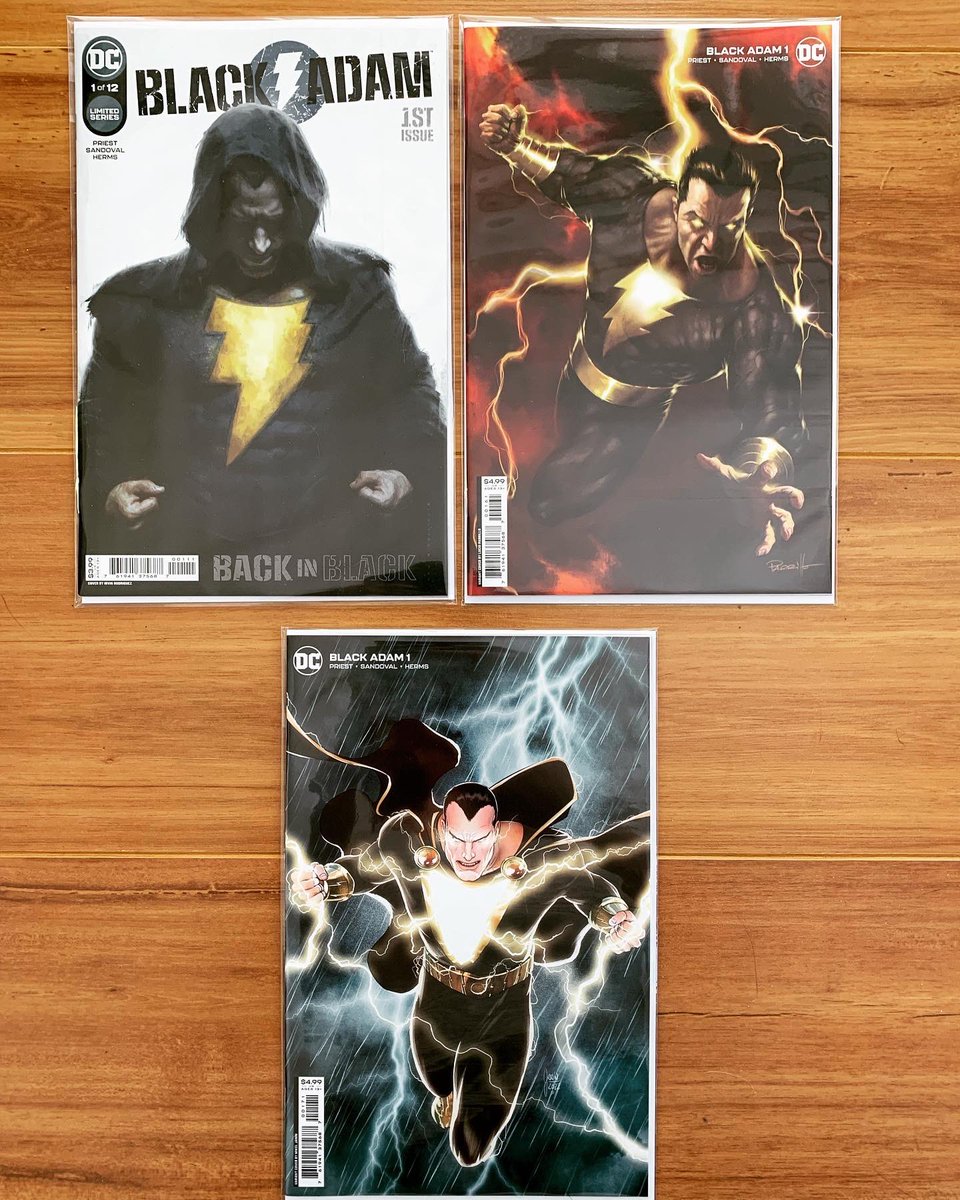 comics42shop's tweet photo. Black Adam #1

Haunted by the specter of centuries of dark deeds, Black Adam transfers his powers to a worthy successor who will redeem his legacy and defend their ancestral homeland of Kahndaq, only to subsequently become mystically handcuffed to him when his plague is arrested. https://t.co/BBVaO5QnYm