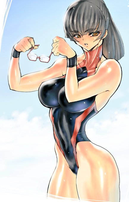 #暑いので水着絵で体温調節する 